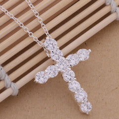 Cross Crystal Necklace