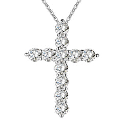 Cross Crystal Necklace