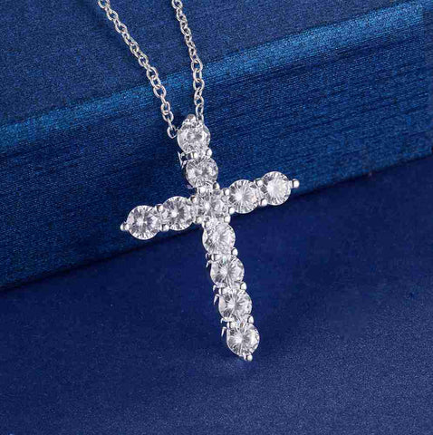 Cross Crystal Necklace