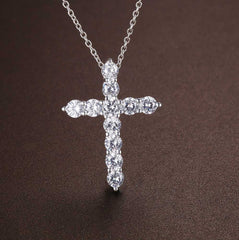 Cross Crystal Necklace