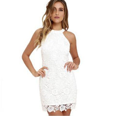 Halter Neck Sleeveless Dress