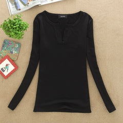 Sexy Slim V-Neck  Blouse