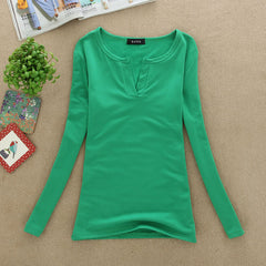 Sexy Slim V-Neck  Blouse