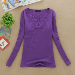 Sexy Slim V-Neck  Blouse