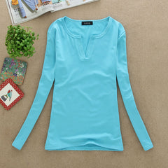 Sexy Slim V-Neck  Blouse