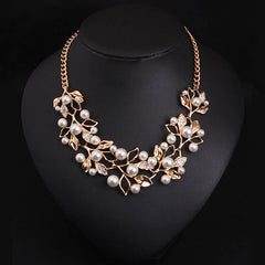 Simulated Pearl Necklace