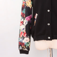 Flower Print Casual Jacket