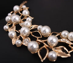 Simulated Pearl Necklace