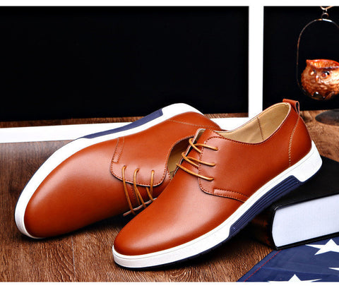 Luxury Leather Trendy Shoes