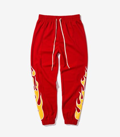 Flame Print Joggers