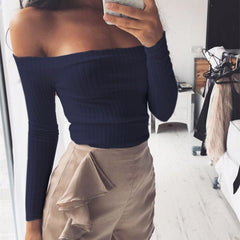 Autumn Off Slim Shirt