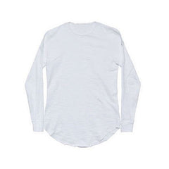 Elastic Soft Solid Long Sleeve