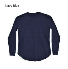 Elastic Soft Solid Long Sleeve