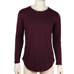 Elastic Soft Solid Long Sleeve