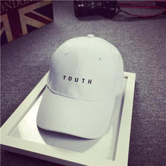Cotton Letter Print Cap