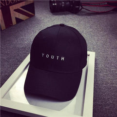 Cotton Letter Print Cap