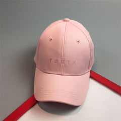 Cotton Letter Print Cap