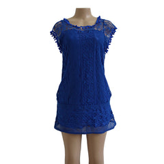 Women Tassel Short Dress
