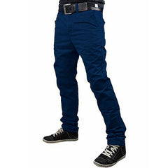 Men's Slim Solid Color Trousers