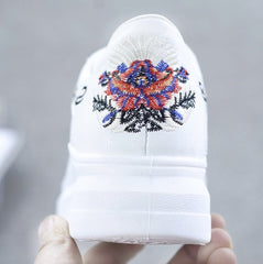 Hollow Lace-Up Women Sneakers