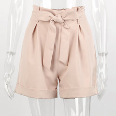 High Waist Slashes Shorts