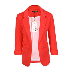 Open Front Notched Blazer