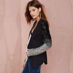 Spring Sequin Patchwork Jackets