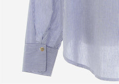 Sexy Long Sleeve Striped Shirts