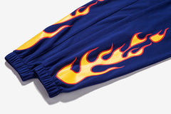 Flame Print Joggers