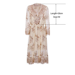 V Neck Long Sleeve Dresses