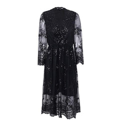 V Neck Long Sleeve Dresses